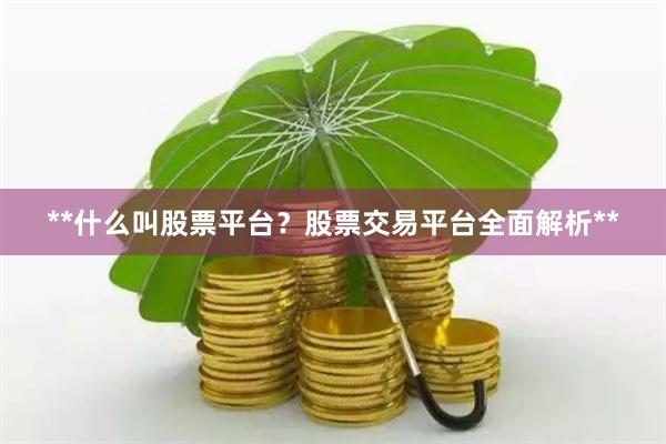 **什么叫股票平台？股票交易平台全面解析**